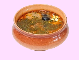 Солянка с каперсами
